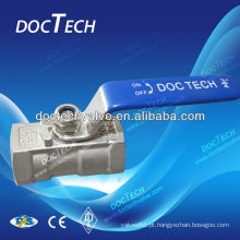2-PC Porto de cheia de aço inoxidável válvula de esfera DIN 3202-M3 China fabricante